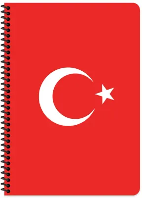 KESKİN A4 80 YP.KAR. KARTON KP.SPR.ATATÜRK VE BAYRAK DEFTER 386312-99