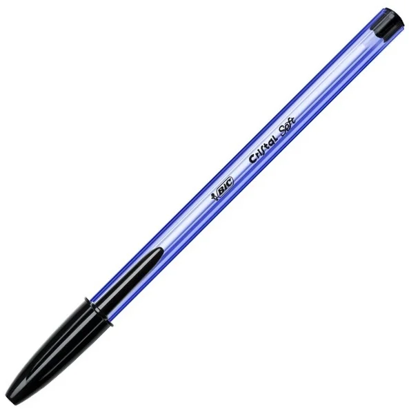 BIC TÜKENMEZ KALEM CRISTAL SOFT 50 Lİ SİYAH 918518