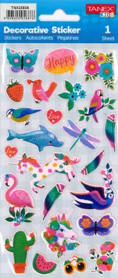 TANEX TNX-25808 DECORATIVE STICKER 5 AD. TNX2580805