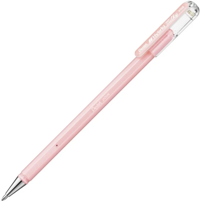 PENTEL ROLLER KALEM K108 0.8 PASTEL PEMBE Y K108-PP