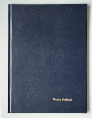 DİLMAN KARAR DEFTERİ CİLTLİ 22.5x32  96 YP NUMARALI 5366