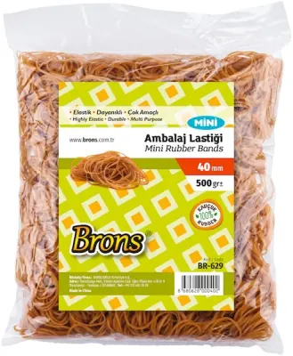 BRONS AMBALAJ LASTİĞİ 500g 40 MM MİNİ BR-629