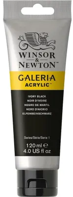 W&N AKRİLİK BOYA GALERIA 120 ML IVORY BLACK 331 WN-2131331