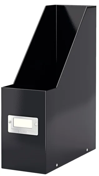 LEITZ MAGAZİNLİK WOW CLICK &amp; STORE L-6047 KARTON METALİK SİYAH