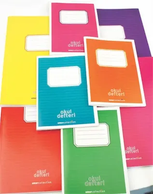 MYNOTE DEFTER OKUL KARTON KAPAK DİKİŞLİ A5 72 YP DÜZ 4004-D