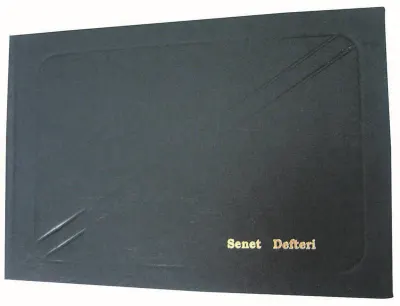 DİLMAN SENET KAYIT DEFTERİ CİLTLİ 17x24  96 YP 1501
