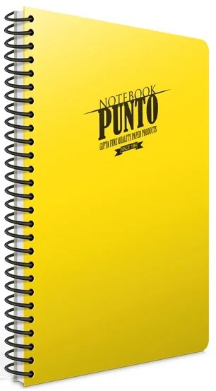 GIPTA DEFTER PUNTO A4 SPİRALLİ PP KAPAK 60 YP. ÇİZGİLİ 6532