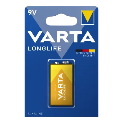 VARTA ALKALİN LL TEKLİ 9 VOLT 4122101411