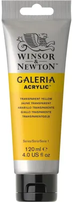 W&amp;N AKRİLİK BOYA GALERIA 120 ML TRANSPARENT YELLOW 653 WN-2131653