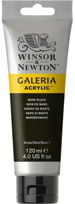 W&N AKRİLİK BOYA GALERIA 120 ML MARS BLACK 386 WN-2131386
