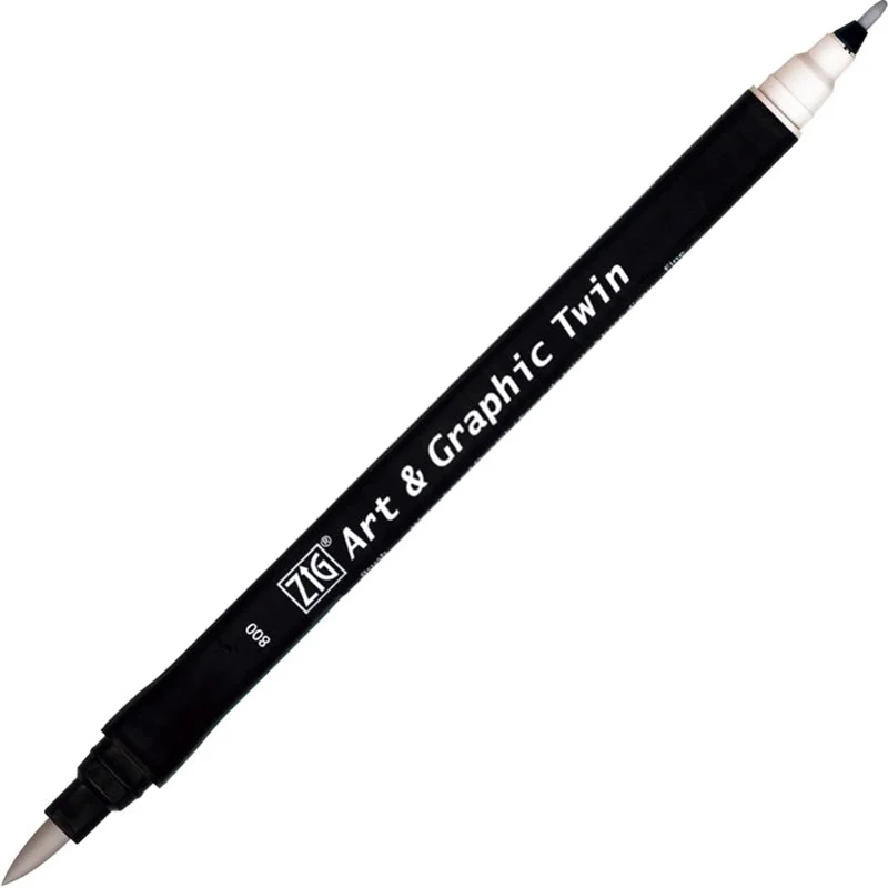 ZIG ART&amp;GRAPHIC TWIN TUT-80 803 WARM GRAY 2