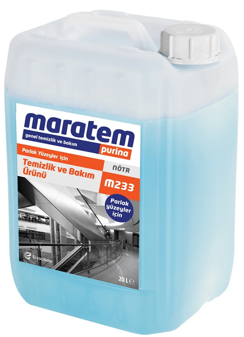 MARATEM M233 PARLAK YÜZEYLER İÇİN TEMİZLİK VE BAKIM ÜRÜNÜ 20L 9226452