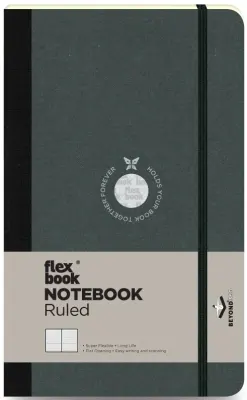 FLEX BOOK DEFTER 13x21 SİYAH 192SF.ÇİZGİLİ FB 13