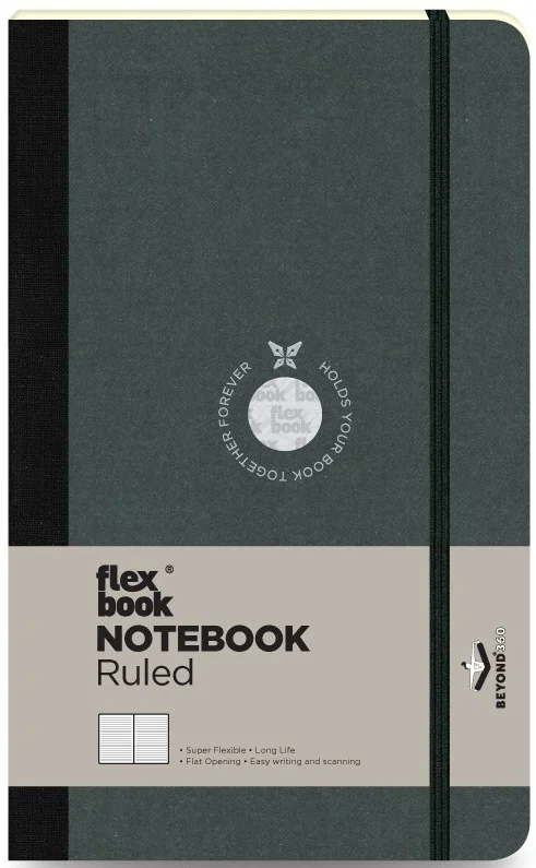 FLEX BOOK DEFTER 13x21 SİYAH 192SF.ÇİZGİLİ FB 13