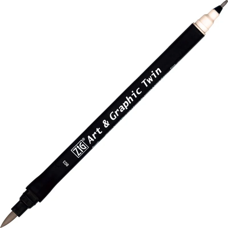 ZIG ART&amp;GRAPHIC TWIN TUT-80 805 GRAY TINT