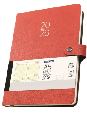 GIPTA AJANDA TEXTURA A5 GÜNLÜK 3-0125TXK-2021