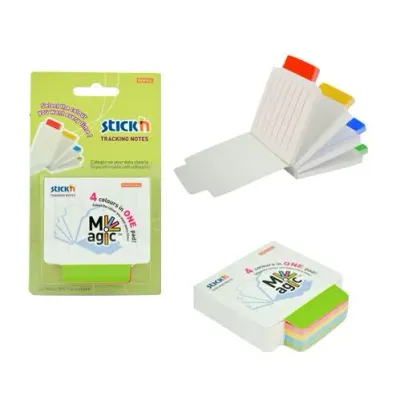 GIPTA YAPIŞKANLI NOT KAĞIDI 70x70 MAGIC 4 NEON RENK 100 YP. 2156000