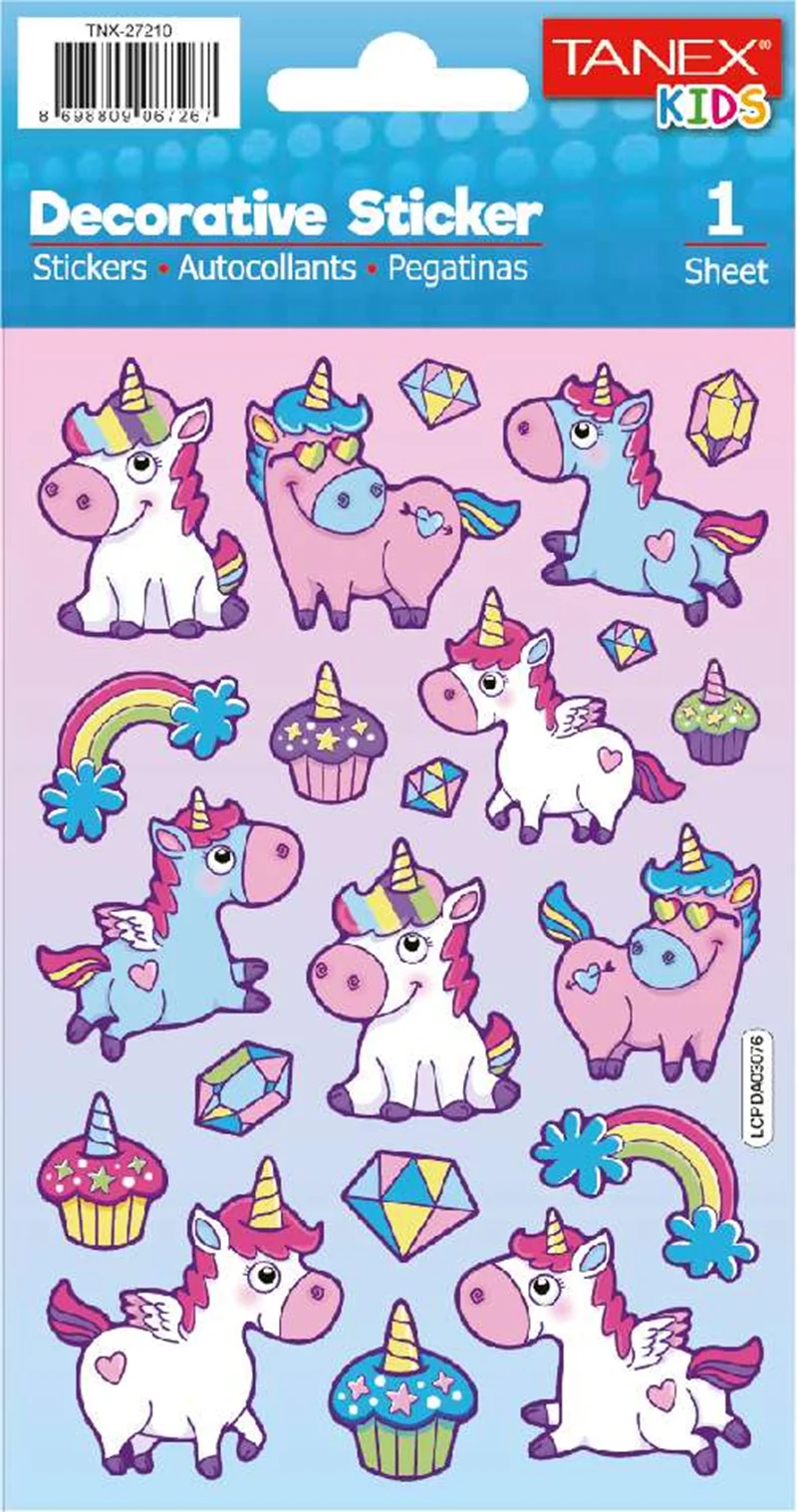 TANEX TNX-27210 PUFFY UNICORN SERİSİ 5 AD. TNX2721005