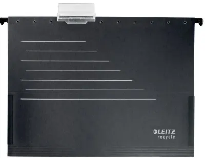 LEITZ ASKILI DOSYA L-1922 CEPLİ RECYCLE SİYAH