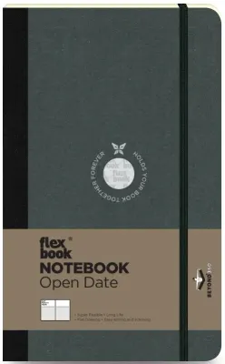 FLEX BOOK DEFTER 13x21 SİYAH 192SF.ÇİZGİLİ  FB 22