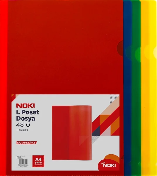 NOKİ L POŞET DOSYA TURUNCU 100 LÜ 4816