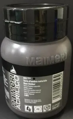 MAIMERI AKRİLİK BOYA ACRILICO SERİSİ 500 ML RAW UMBER 934493