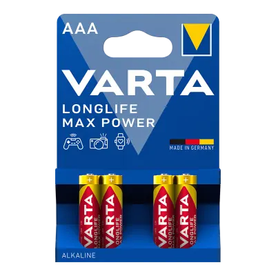 VARTA ALKALİN LL MAX POWER AAA 4 LÜ 4703101404