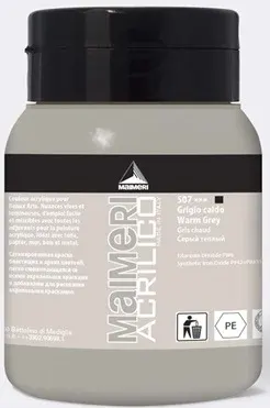 MAIMERI AKRİLİK BOYA ACRILICO SERİSİ 500 ML WARM GREY 934507