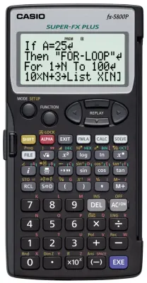 CASIO HESAP MAKİNESİ BİLİMSEL FX-5800P-W-DH