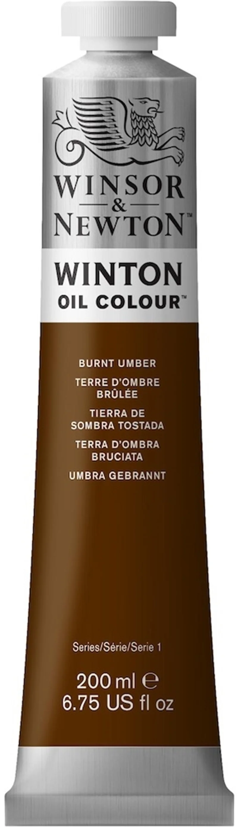 W&amp;N YAĞLI BOYA WINTON 200 ML BURNT UMBER 076 (3) WN-1437076