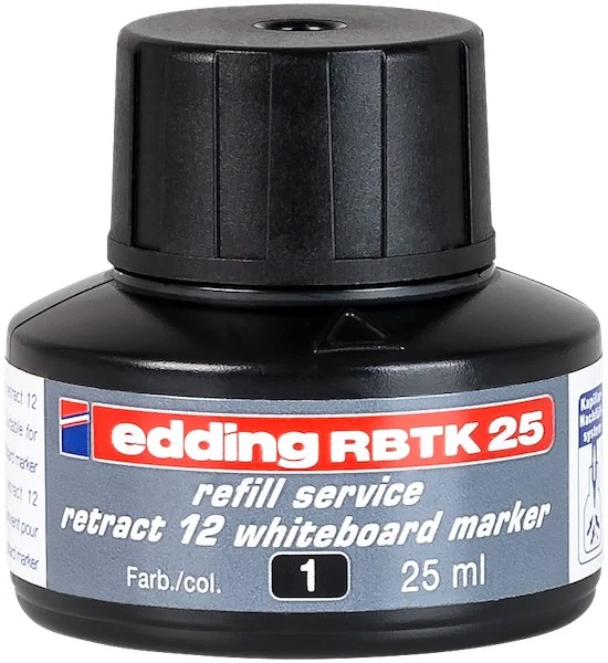 EDDING BEYAZ TAHTA MÜREKKEBİ 25 ML RETRACT RBTK-25 MAVİ