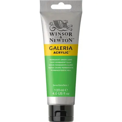 W&amp;N AKRİLİK BOYA GALERIA 120 ML PERMANENT GREEN LIGHT 483 WN-2131483