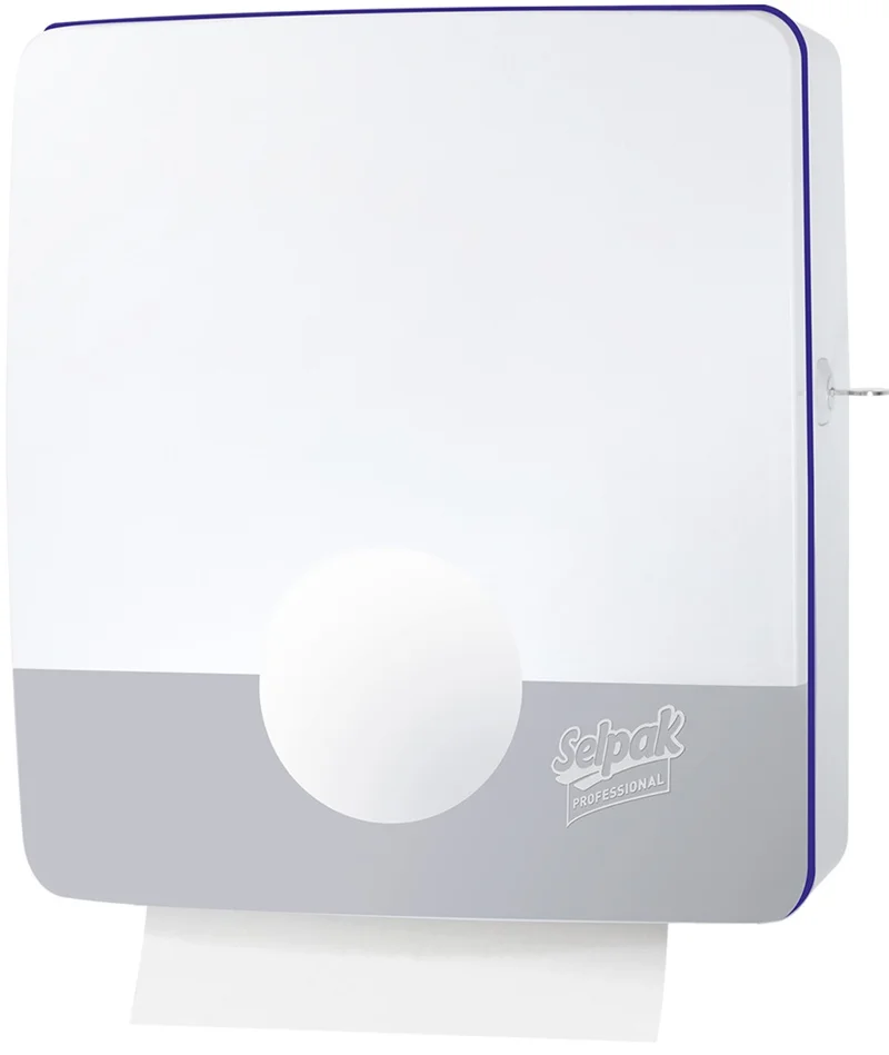 SELPAK PROFESSIONAL EKİPMAN TOUCH Z KATLI HAVLU DİSPENSERİ BEYAZ 7900014