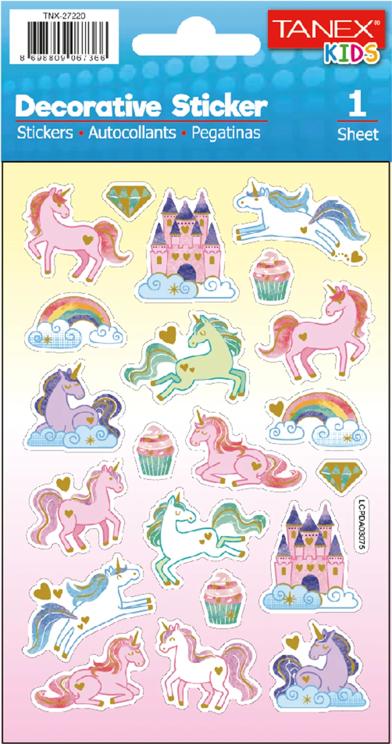 TANEX TNX-27220 PUFFY UNICORN SERİSİ 5 AD. TNX2722005