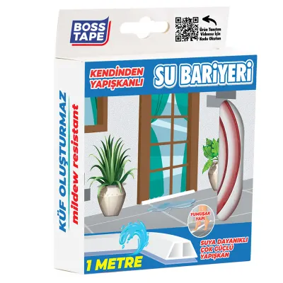 BOSS TAPE SU BARİYERİ 27 MM x 1M BEYAZ BT-06020
