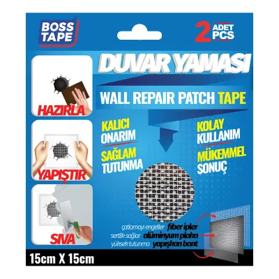 BOSS TAPE DUVAR YAMASI 15x15 CM 2 ADET BT-02020