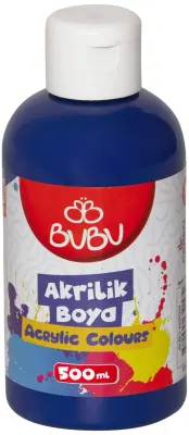 BU-BU AKRİLİK BOYA 500 GR. MAVİ BUBU-AKR021