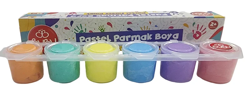 BU-BU PARMAK BOYA PASTEL RENK 6x20 ML. BUBU-PAR025