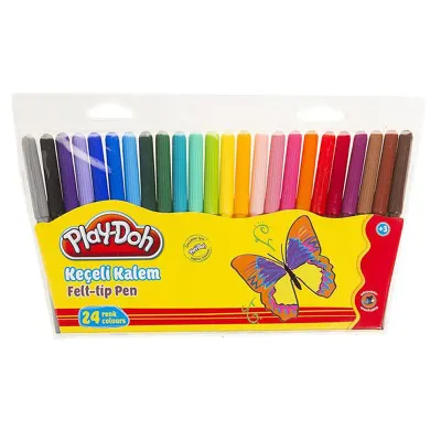 PLAY-DOH KEÇELİ KALEM 24 RENK 2 MM 288 Lİ PLAY-KE022