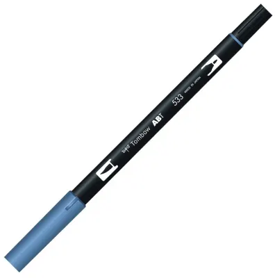 TOMBOW AB-T DUAL BRUSH PEN GRAFİK KALEMİ PEACOCK BLUE (533) T-AB-T 533