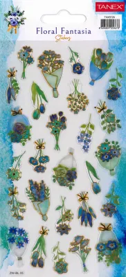 TANEX TNX-5126 FLORAL FANTASİA STICKER-7 PUFFY 5 AD 5 AD TNX512605