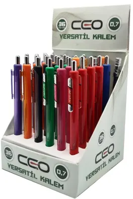 CEO VERSATİL ŞEFFAF RENKLİ GÖVDE 0.7MM 36LI