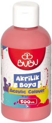 BU-BU AKRİLİK BOYA 500 GR. PEMBE BUBU-AKR029