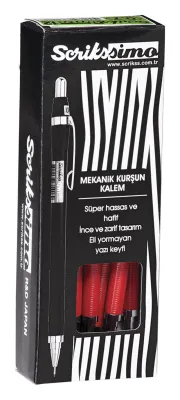 SCRIKSS OFFICE VERSATİL KALEM SIMO COLOR 0.5 KIRMIZI 12 Lİ KUTU