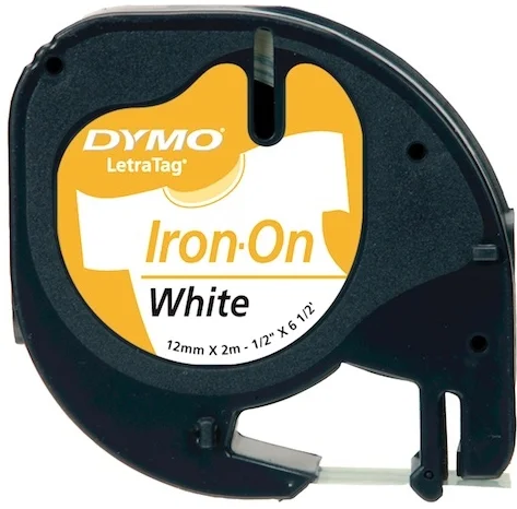 DYMO ŞERİT LETRATAG ÜTÜ TRANSFER 12MM x 2MT BEYAZ 718850