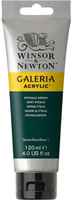W&amp;N AKRİLİK BOYA GALERIA 120 ML PHTHALO GREEN (BLUE SHADE) 522 WN-2131522