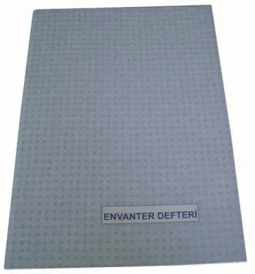 DİLMAN ENVANTER DEFTERİ NUMARALI KARTON KAPAK 19.5x27 24 YP 7206