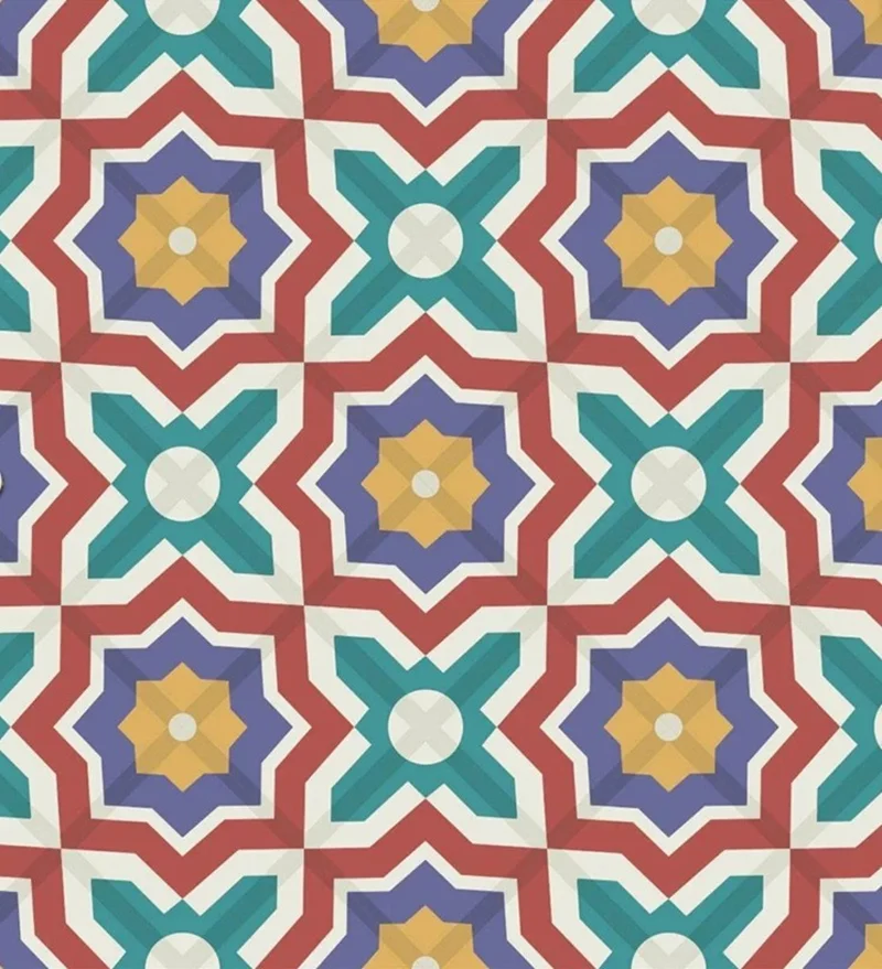 BOSS TAPE KARO PVC YAPIŞKANLI 30x30 CM 4 LÜ PAKET MOROCCAN BT-12018