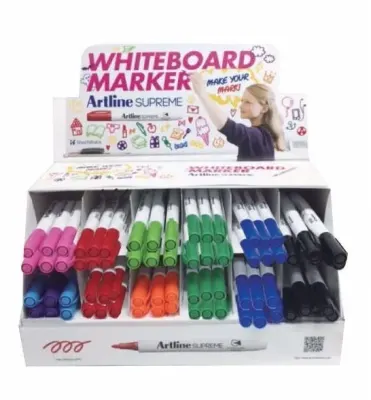 ARTLINE STAND SUPREME WHITE BOARD MARKER DELA SET (72 ADET) A-AMM-EPF507.6D