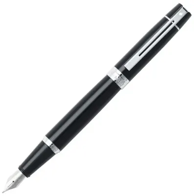 SHEAFFER DOLMA KALEM 300 SERİSİ 9312-0 PARLAK SİYAH M UÇ